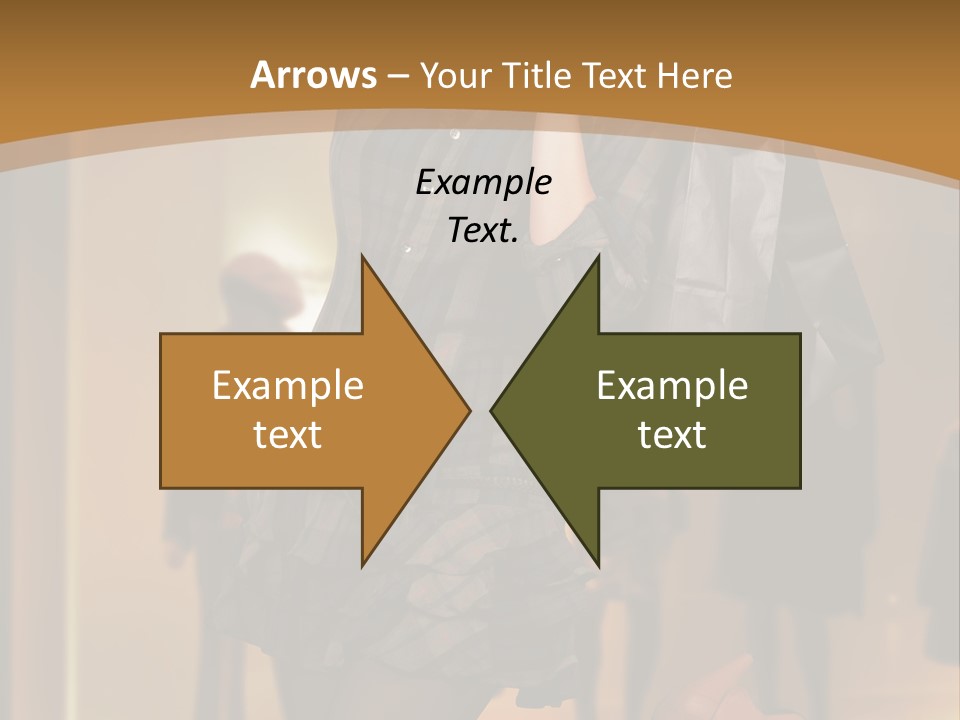 Girl Shoppingbag Store PowerPoint Template