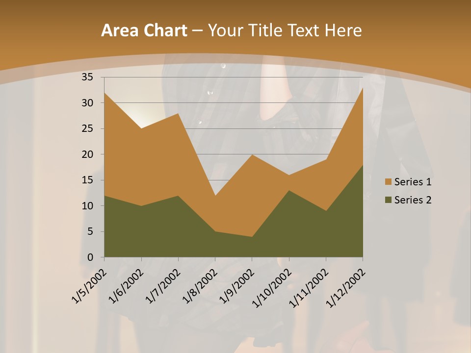 Girl Shoppingbag Store PowerPoint Template