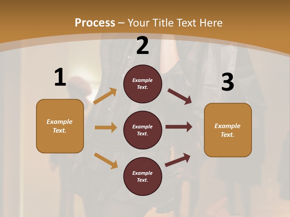 Girl Shoppingbag Store PowerPoint Template