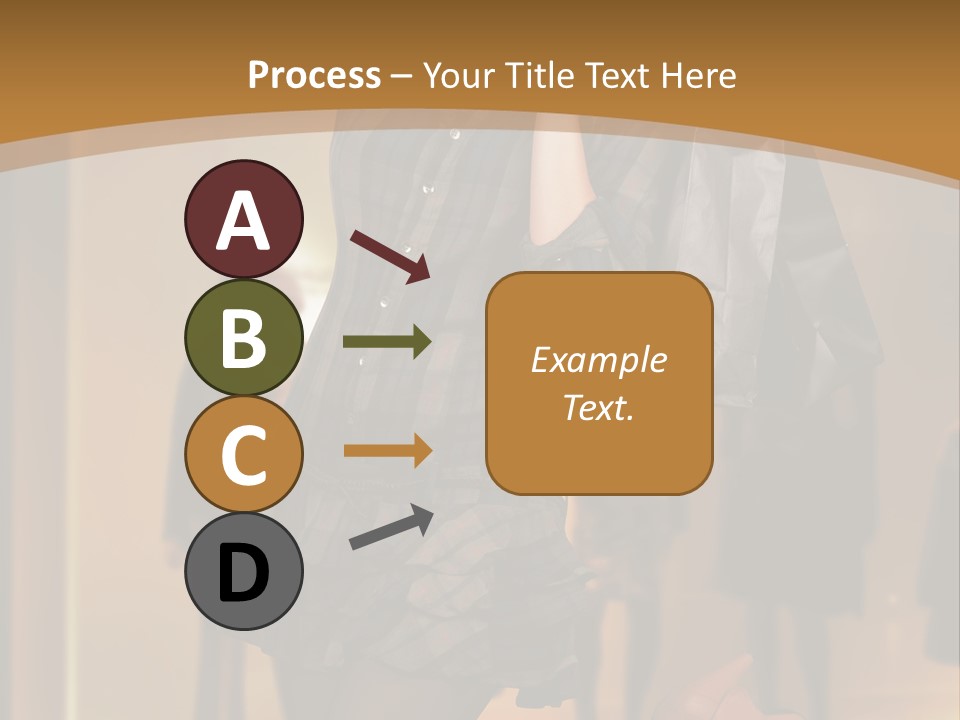 Girl Shoppingbag Store PowerPoint Template