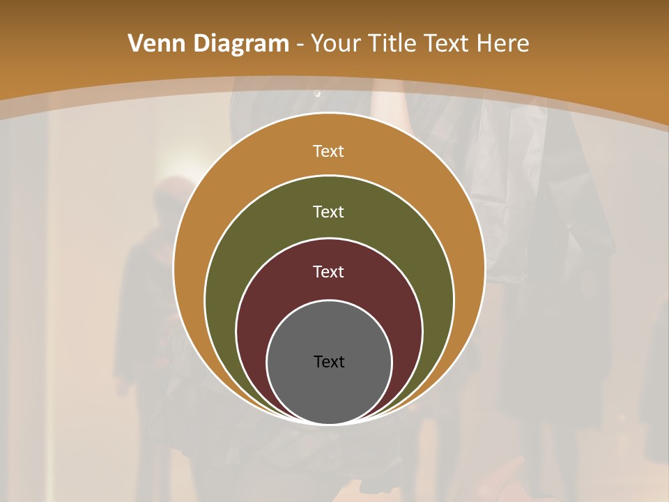 Girl Shoppingbag Store PowerPoint Template