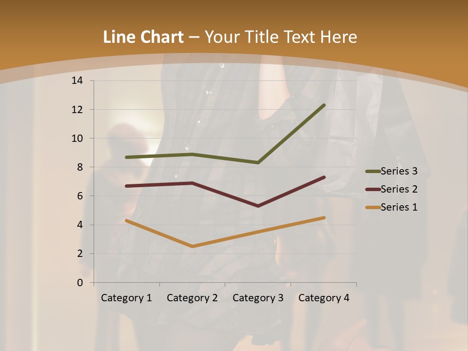 Girl Shoppingbag Store PowerPoint Template