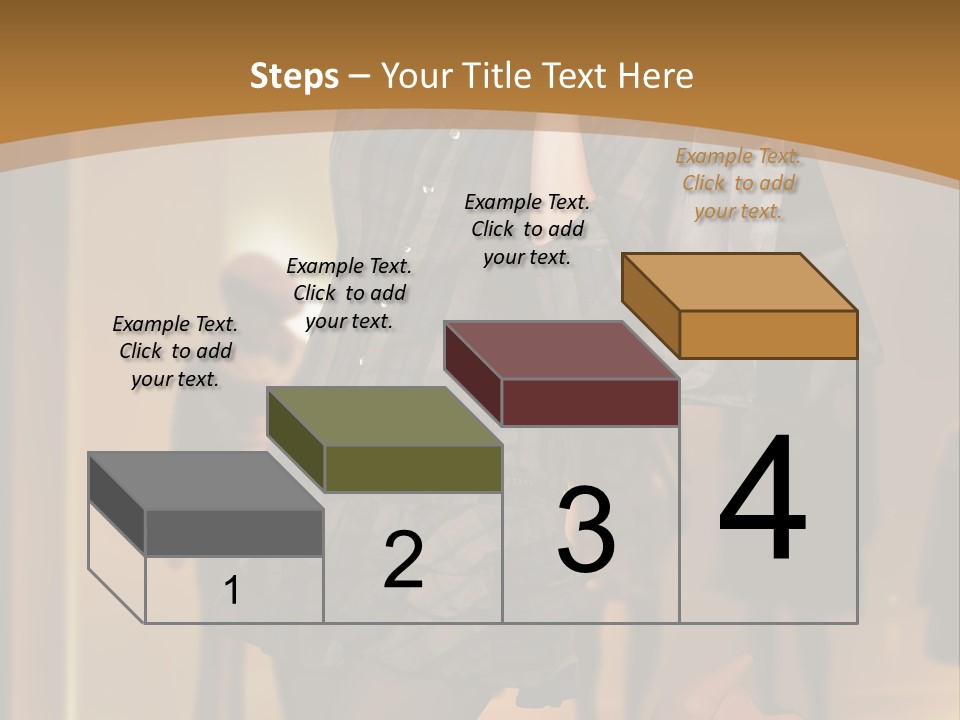 Girl Shoppingbag Store PowerPoint Template