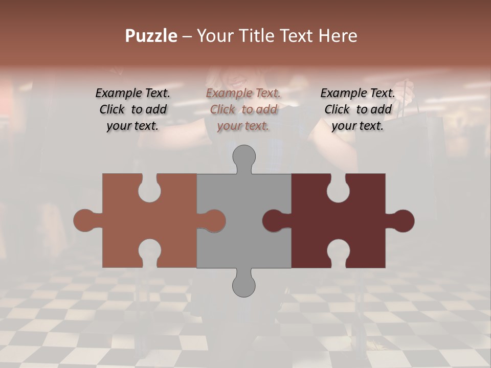 Look Consumerism Smiling PowerPoint Template