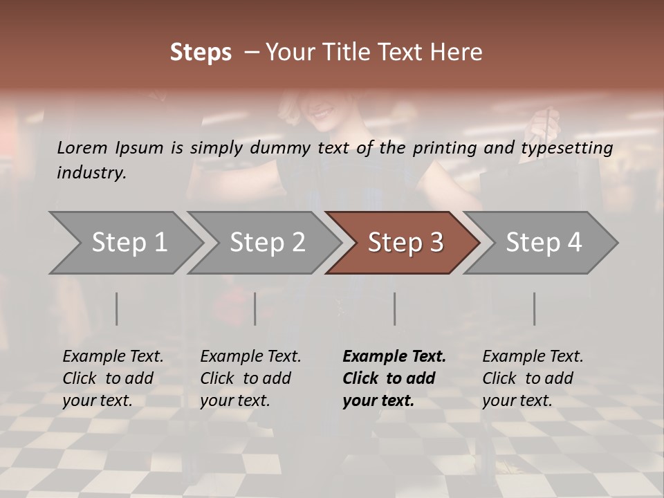 Look Consumerism Smiling PowerPoint Template