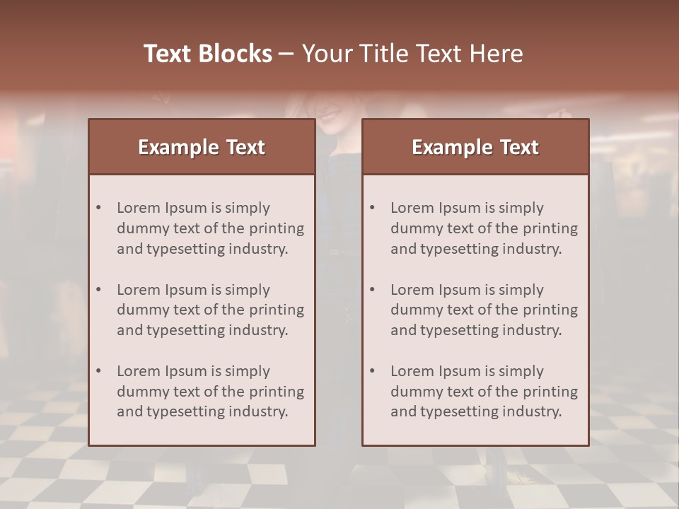 Look Consumerism Smiling PowerPoint Template