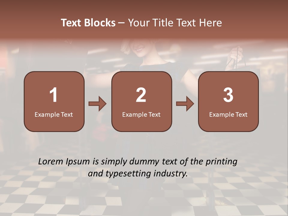 Look Consumerism Smiling PowerPoint Template