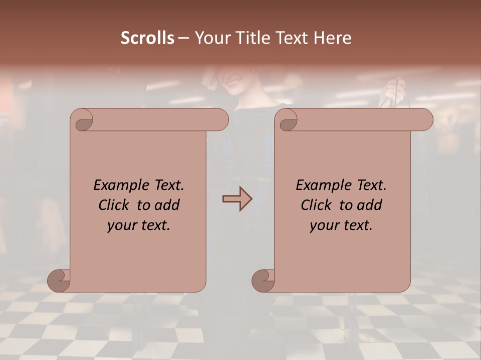 Look Consumerism Smiling PowerPoint Template