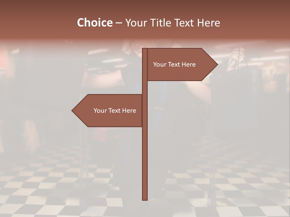 Look Consumerism Smiling PowerPoint Template