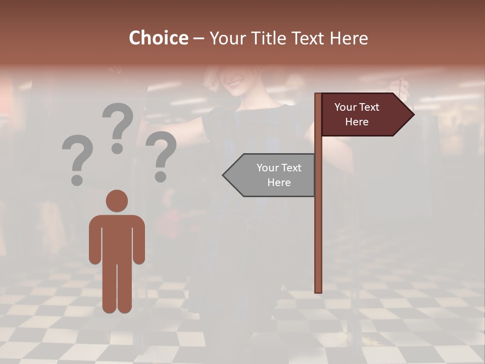 Look Consumerism Smiling PowerPoint Template