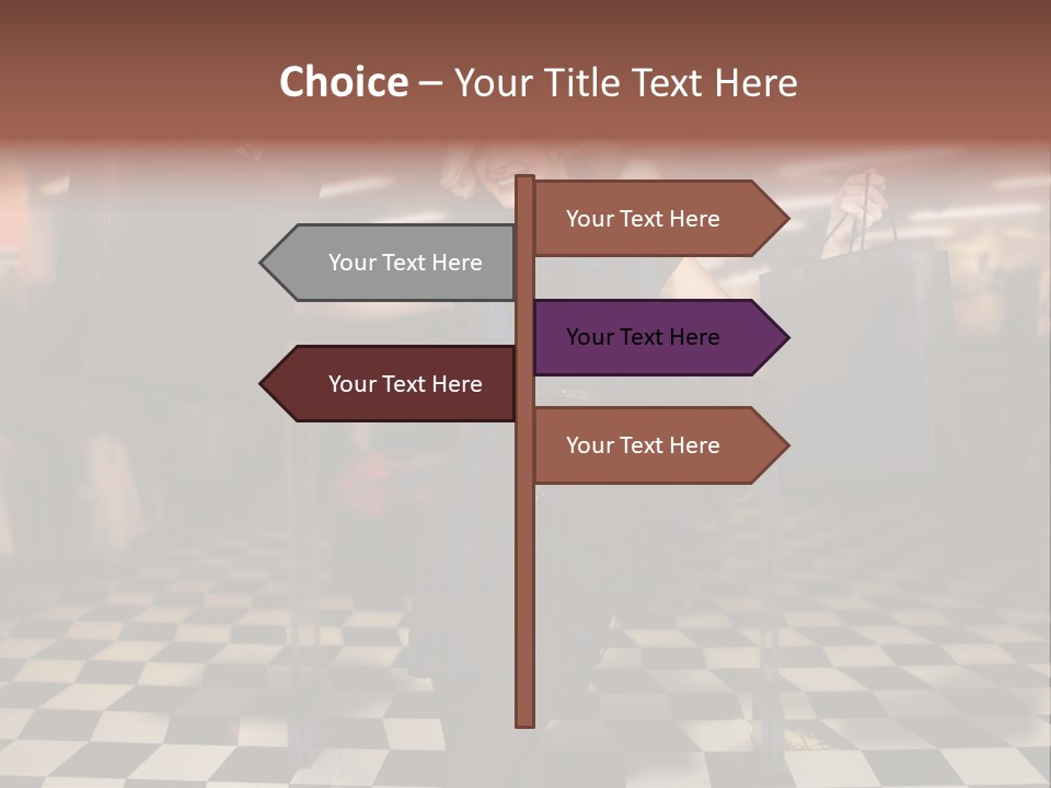 Look Consumerism Smiling PowerPoint Template