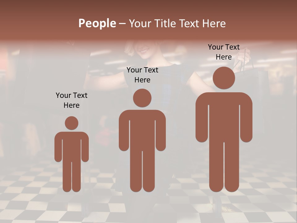 Look Consumerism Smiling PowerPoint Template