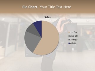 Shopper Stylish Hold PowerPoint Template