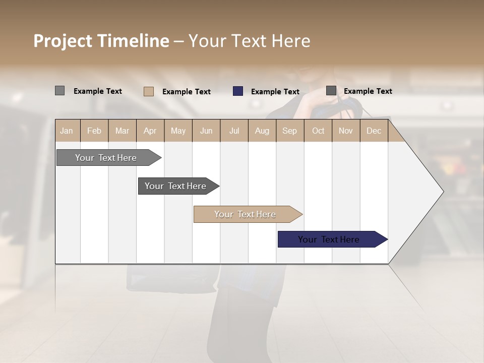 Shopper Stylish Hold PowerPoint Template