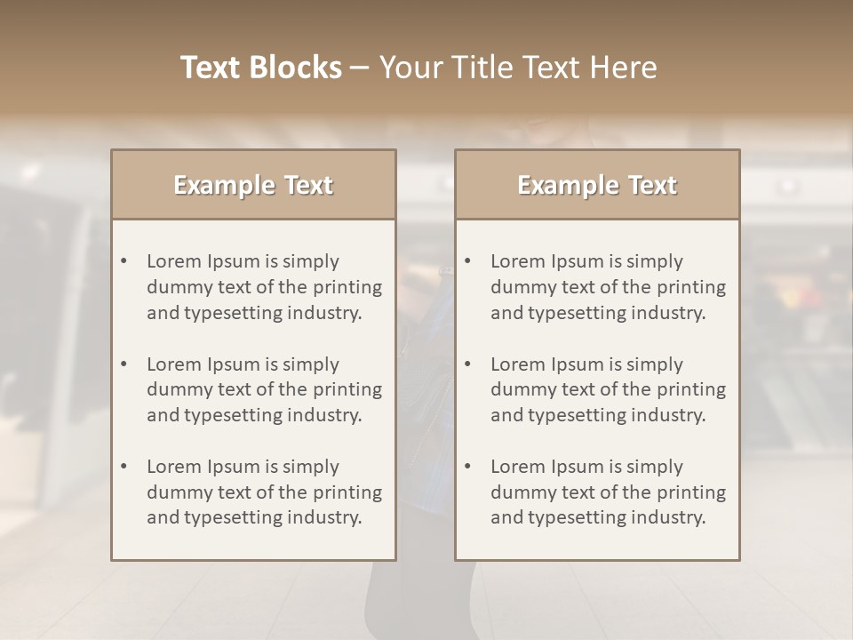 Shopper Stylish Hold PowerPoint Template