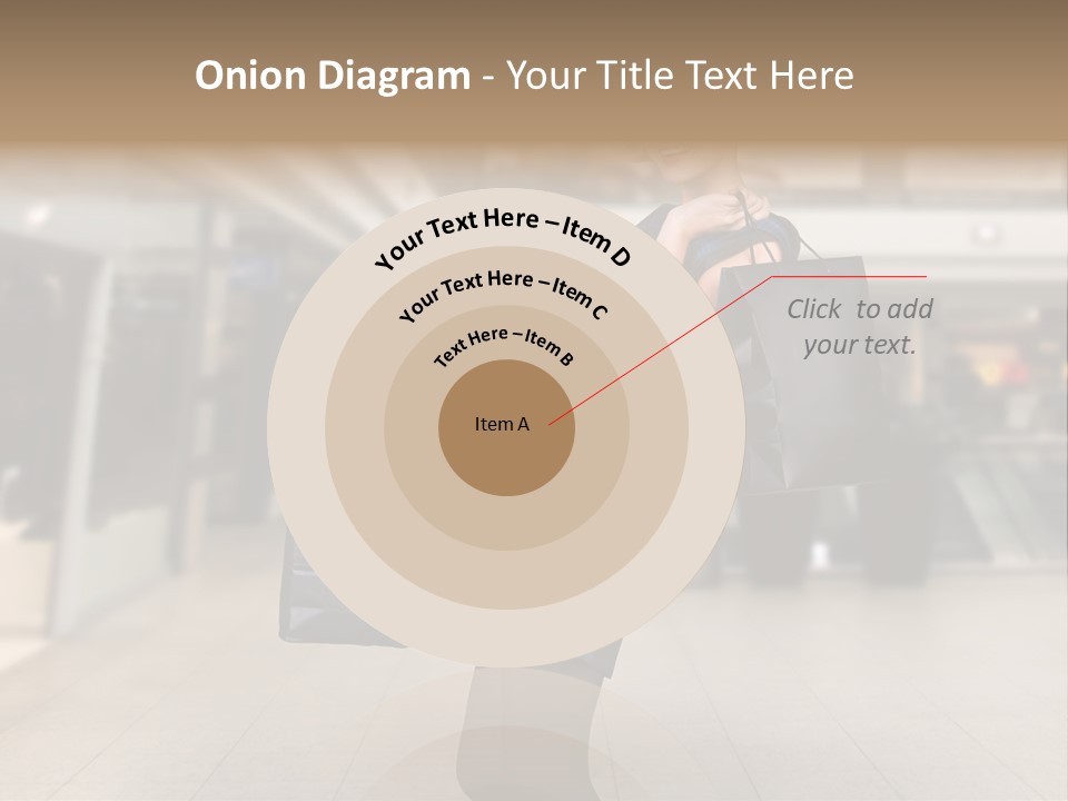 Shopper Stylish Hold PowerPoint Template