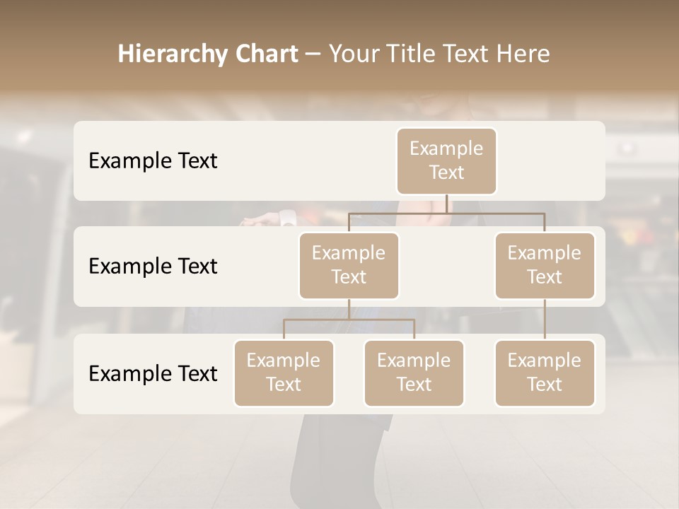 Shopper Stylish Hold PowerPoint Template