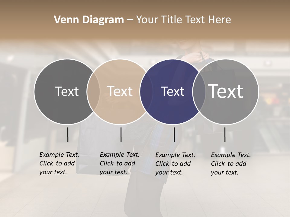 Shopper Stylish Hold PowerPoint Template