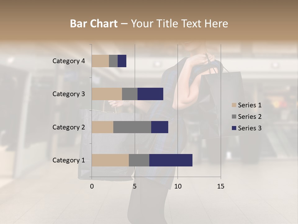 Shopper Stylish Hold PowerPoint Template
