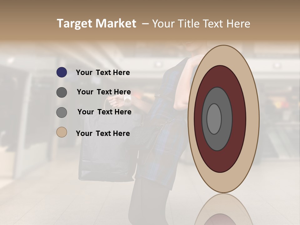 Shopper Stylish Hold PowerPoint Template