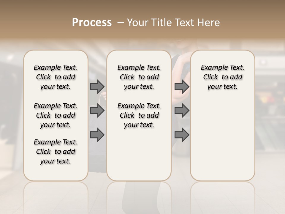 Shopper Stylish Hold PowerPoint Template