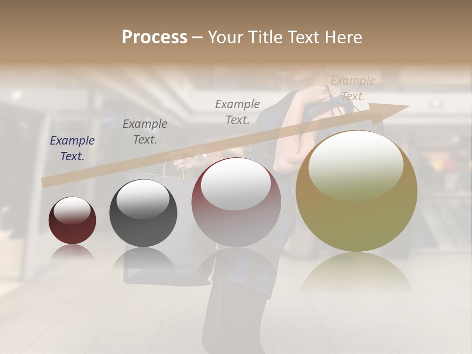 Shopper Stylish Hold PowerPoint Template