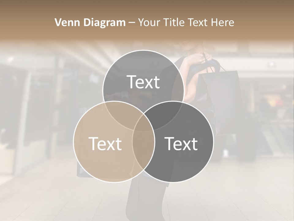 Shopper Stylish Hold PowerPoint Template