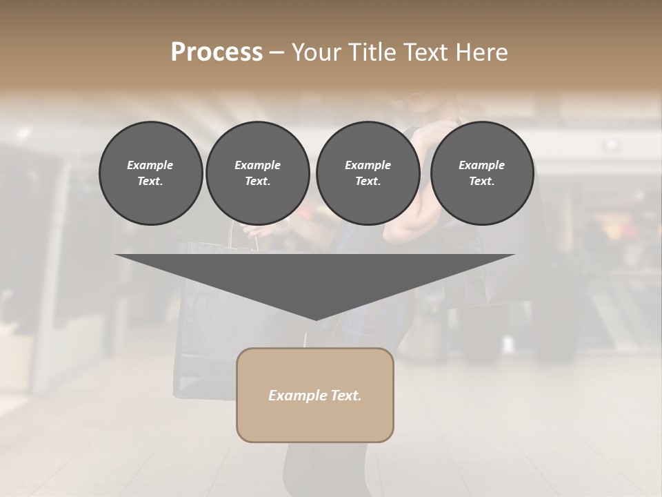 Shopper Stylish Hold PowerPoint Template