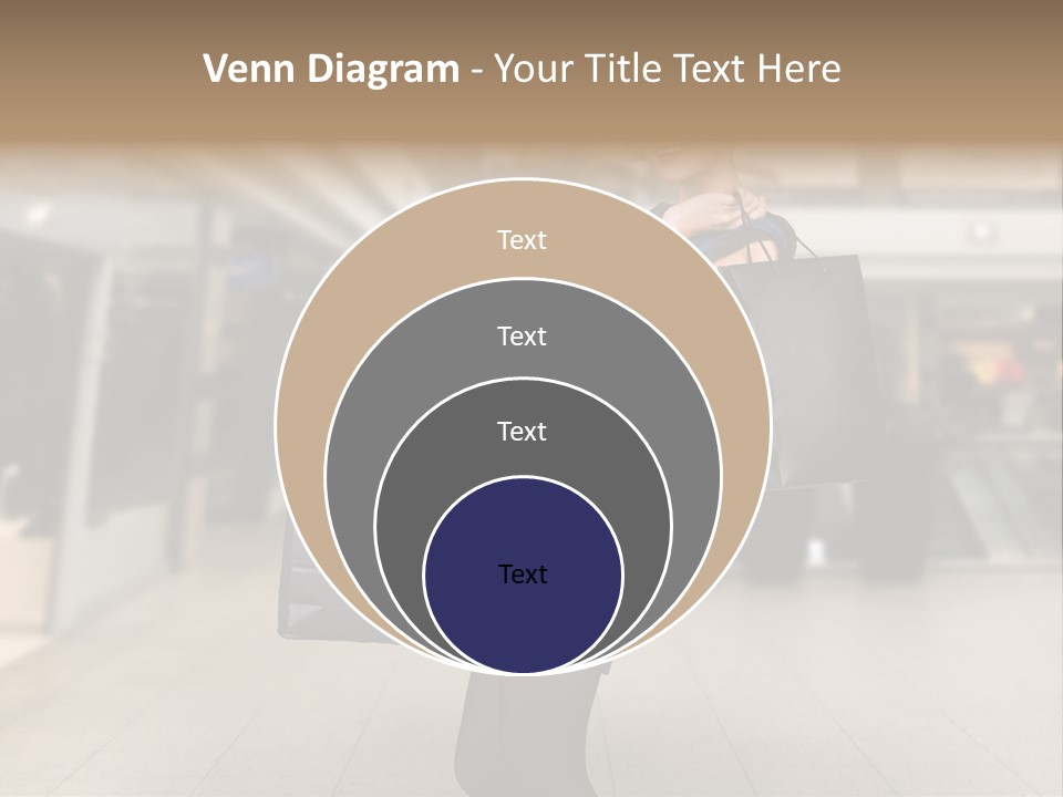 Shopper Stylish Hold PowerPoint Template