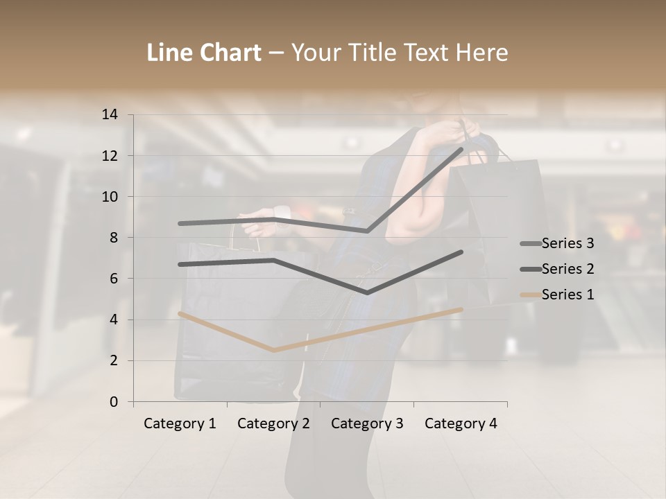 Shopper Stylish Hold PowerPoint Template