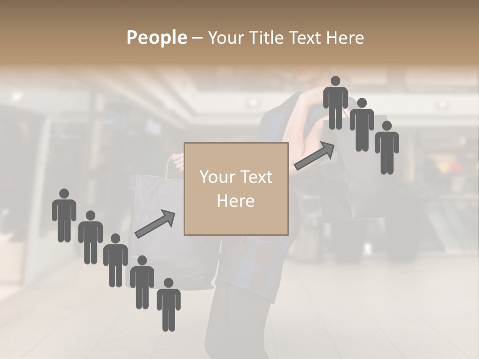 Shopper Stylish Hold PowerPoint Template