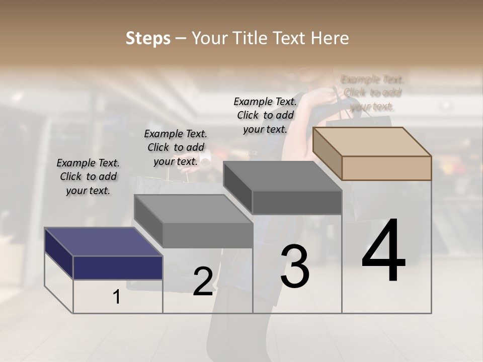 Shopper Stylish Hold PowerPoint Template