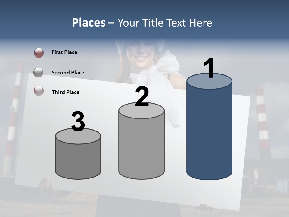 Attractive Outside Blank PowerPoint Template