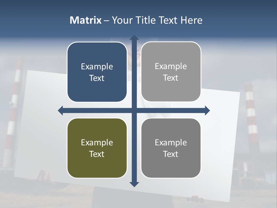 Attractive Outside Blank PowerPoint Template