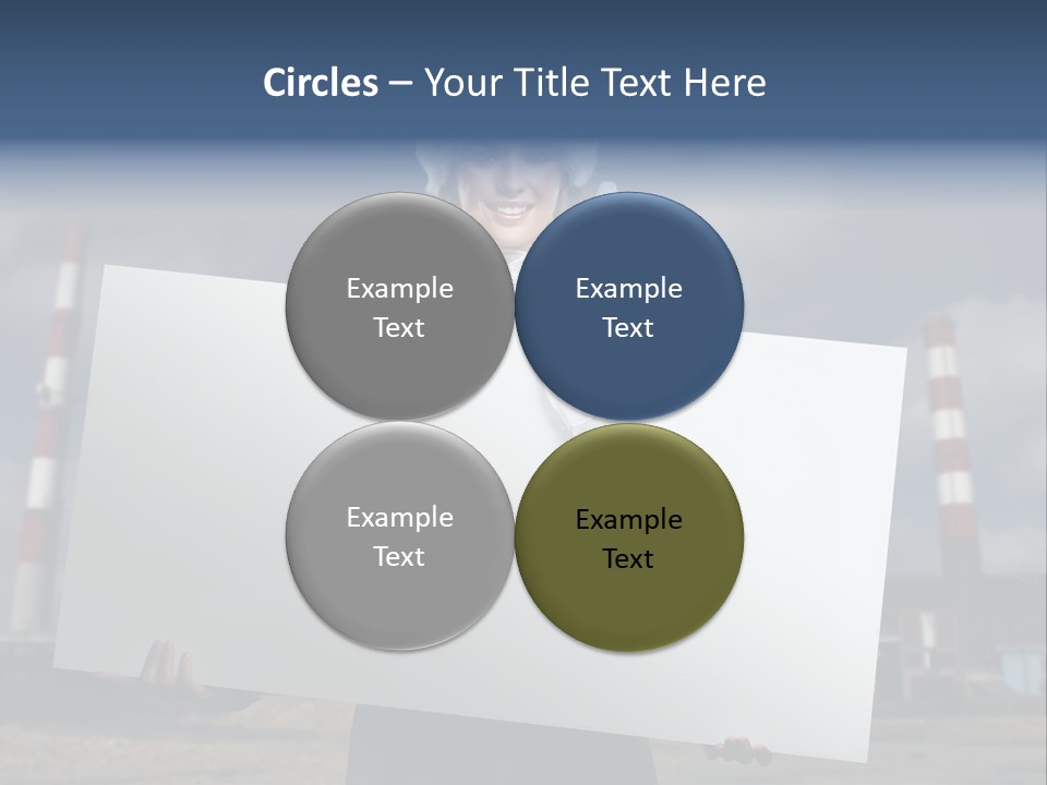 Attractive Outside Blank PowerPoint Template