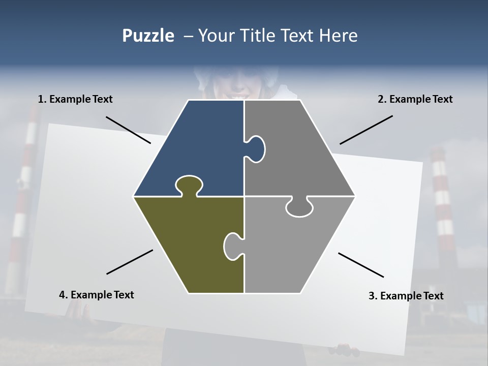 Attractive Outside Blank PowerPoint Template