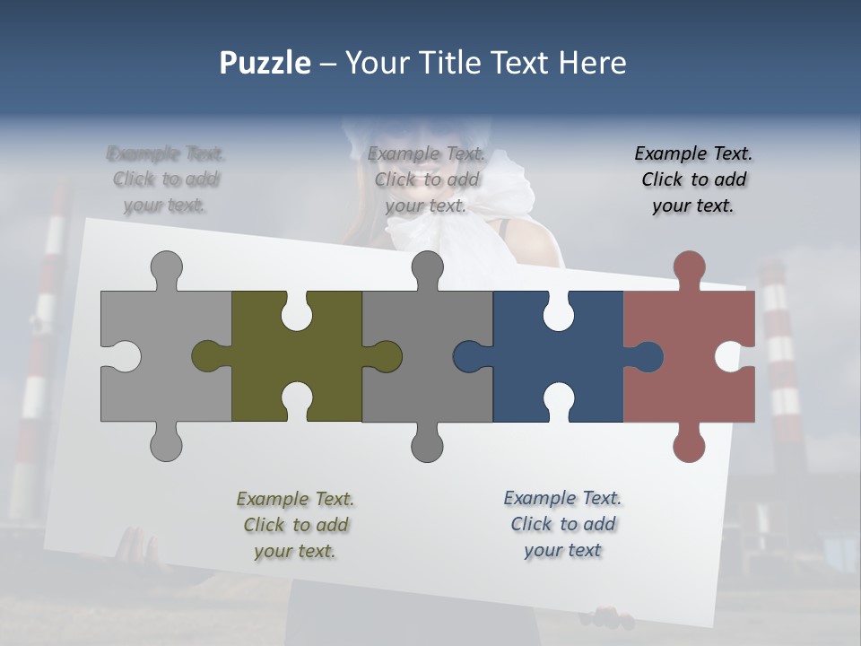 Attractive Outside Blank PowerPoint Template