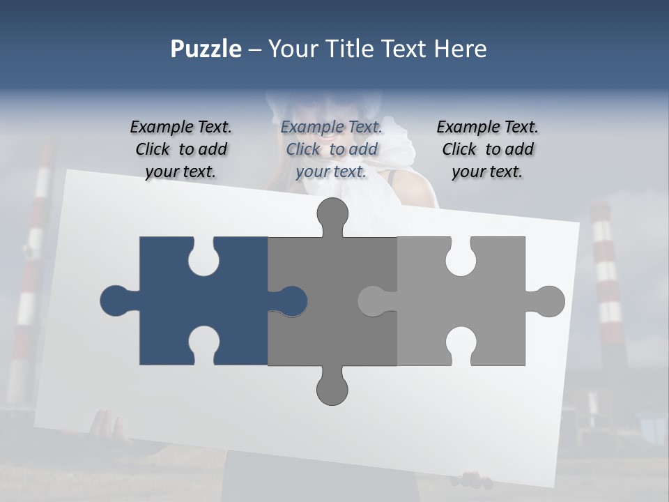 Attractive Outside Blank PowerPoint Template