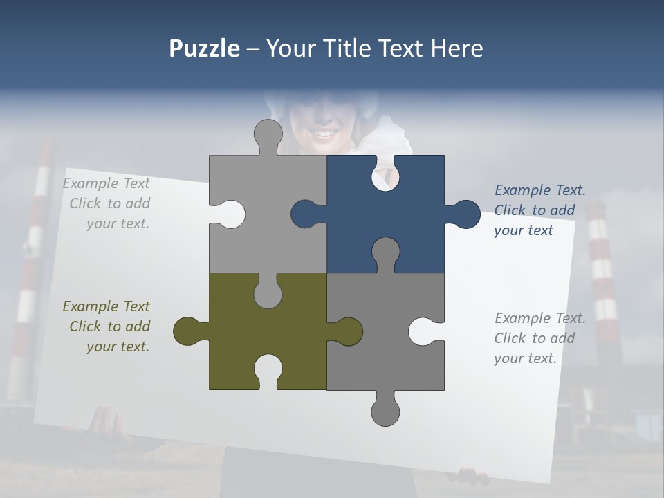 Attractive Outside Blank PowerPoint Template