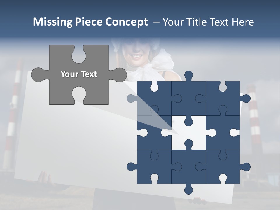 Attractive Outside Blank PowerPoint Template