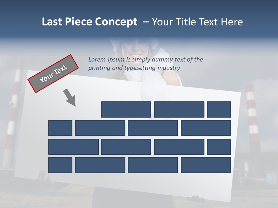 Attractive Outside Blank PowerPoint Template