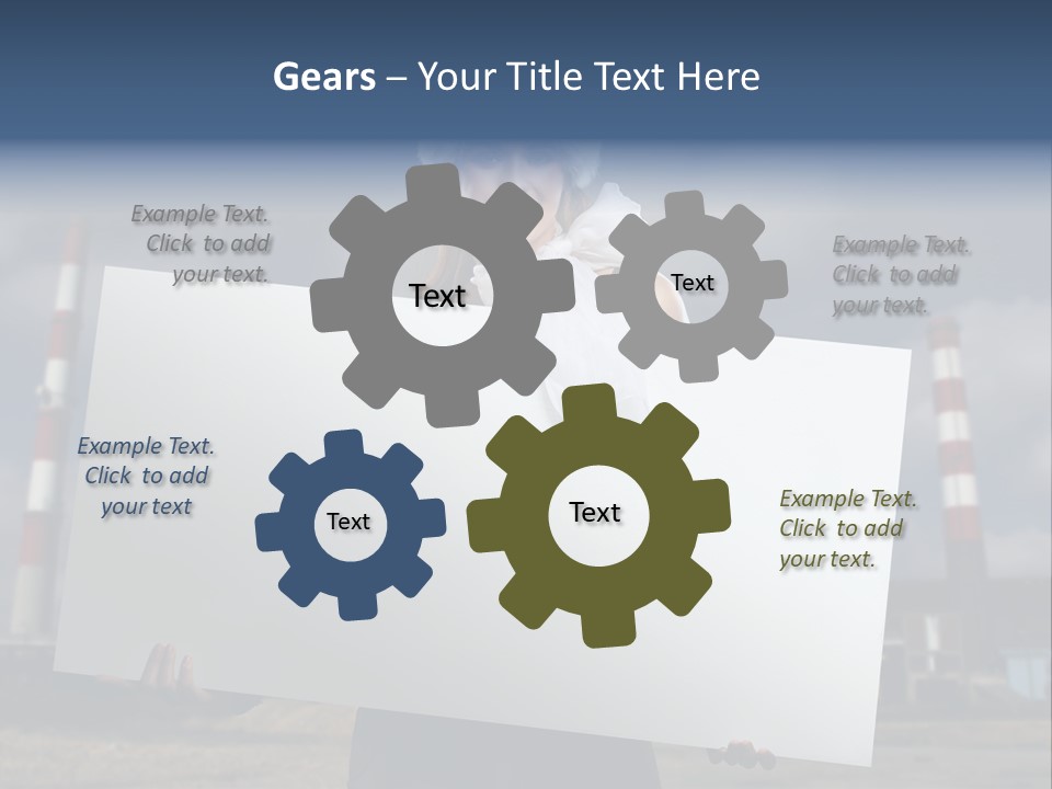 Attractive Outside Blank PowerPoint Template