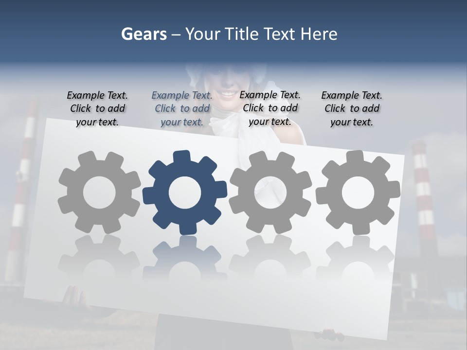 Attractive Outside Blank PowerPoint Template