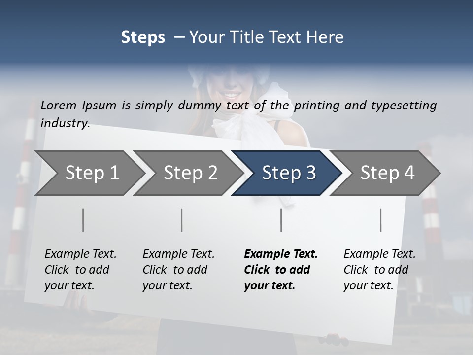 Attractive Outside Blank PowerPoint Template