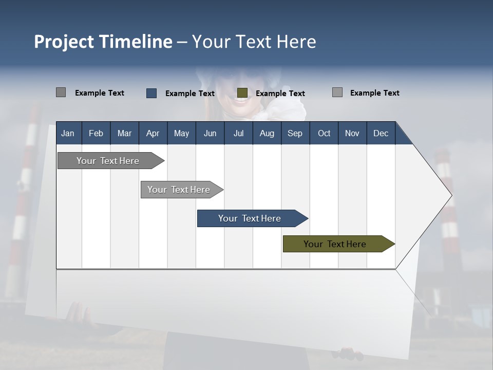 Attractive Outside Blank PowerPoint Template