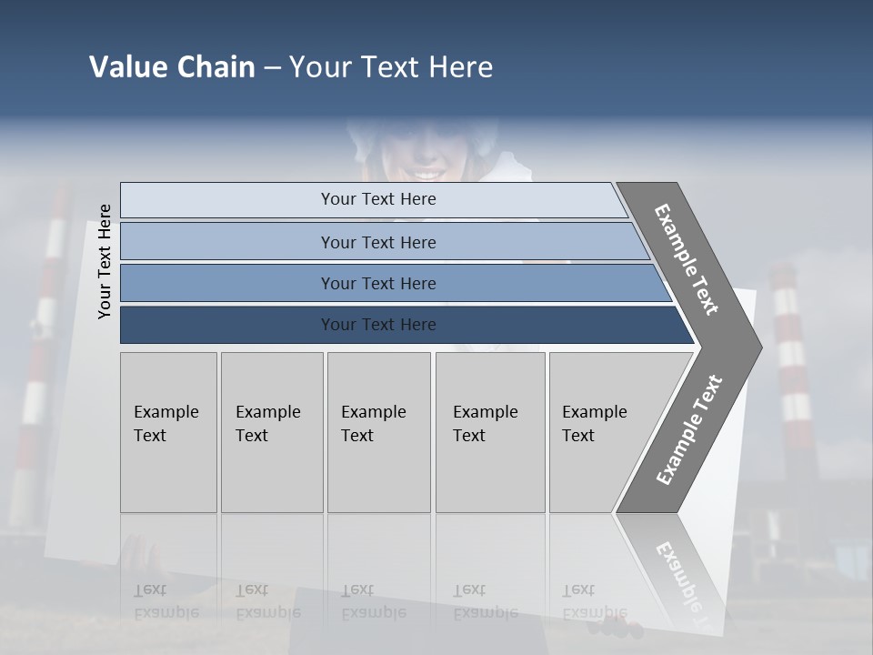 Attractive Outside Blank PowerPoint Template