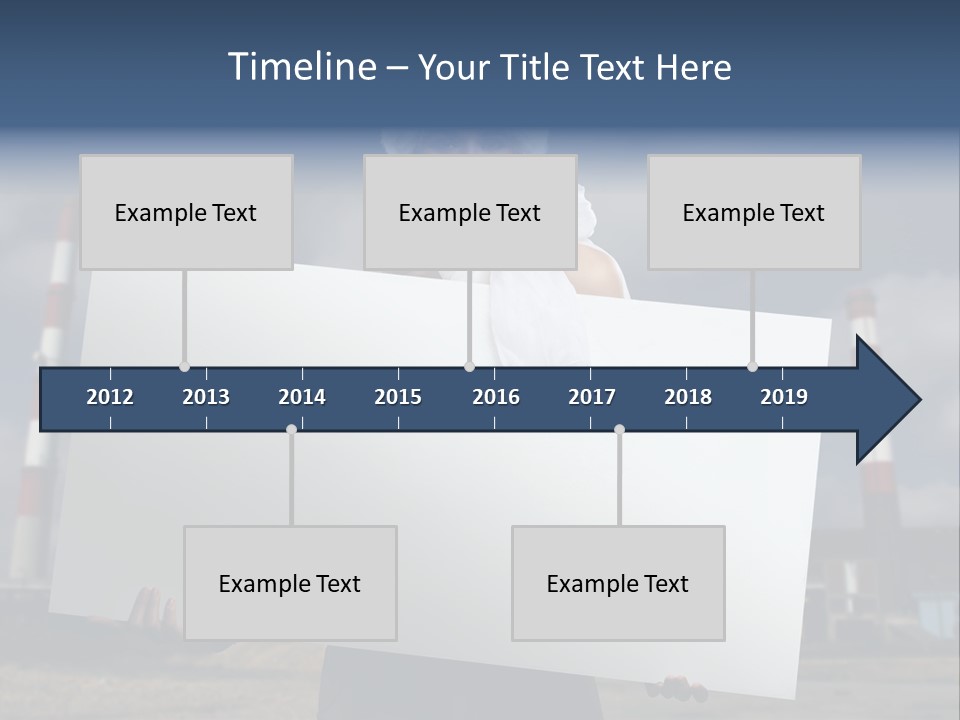 Attractive Outside Blank PowerPoint Template