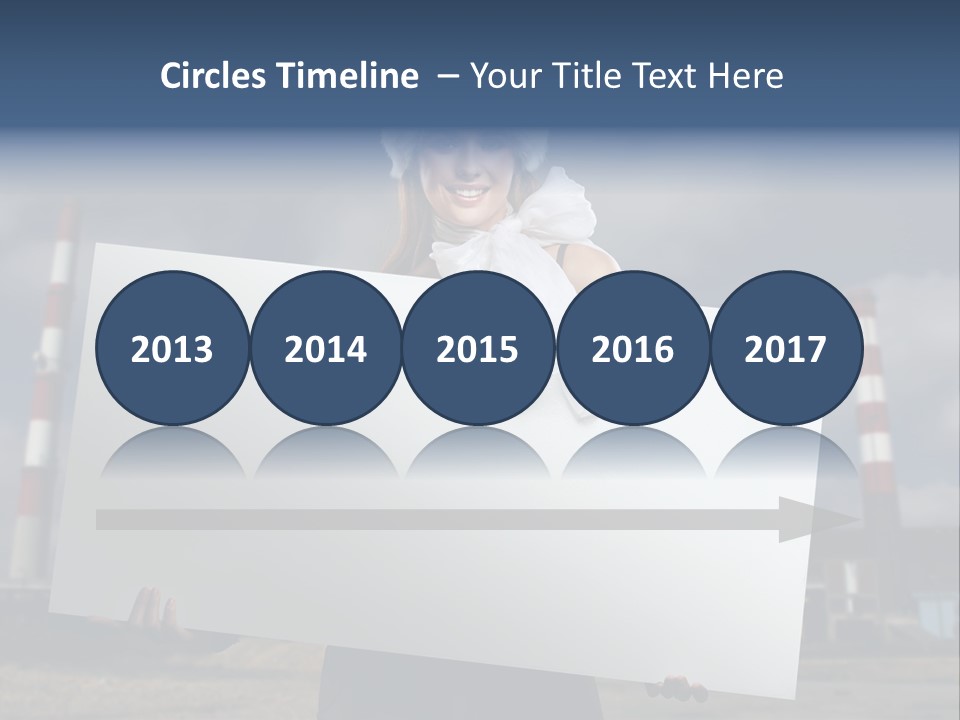 Attractive Outside Blank PowerPoint Template