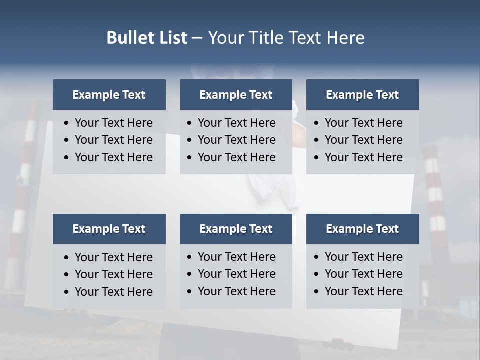 Attractive Outside Blank PowerPoint Template