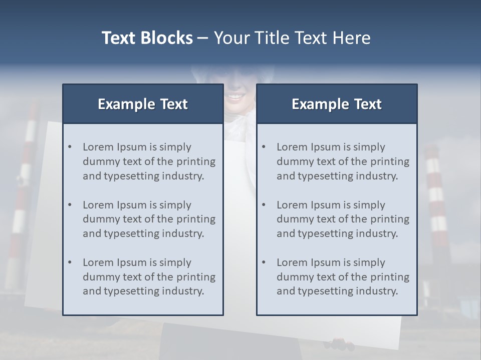 Attractive Outside Blank PowerPoint Template